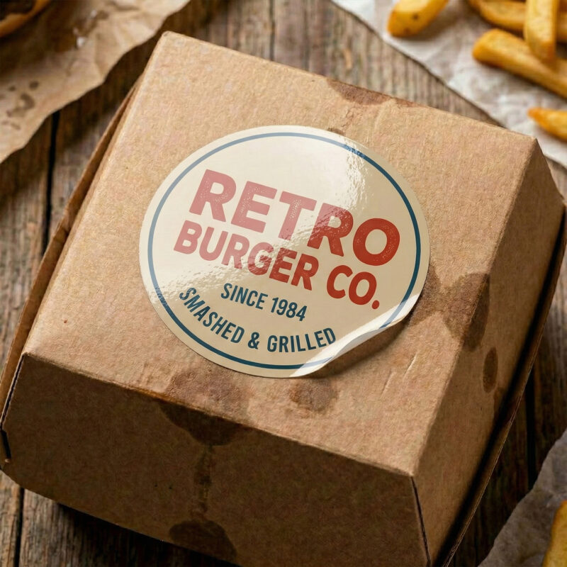 Semi Gloss Premium Paper Stickers